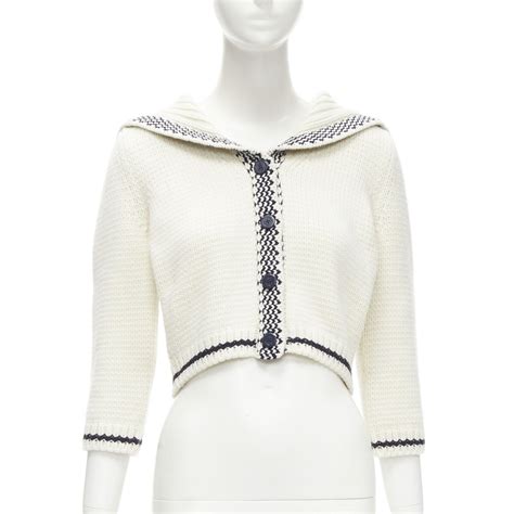 dior cardigan with sailor collar|The Sailor.